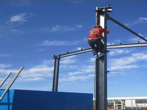 鋼結構工程施工現場的“蜘蛛人”